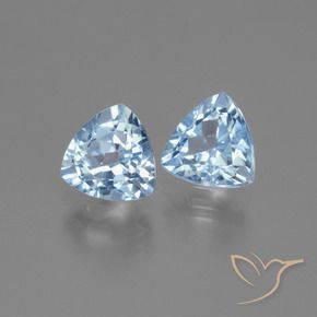 Shop natural 3.01ct Bleu ciel Topaze gems, Trillion, from Brésil at GemSelect. In stock, global shipping!