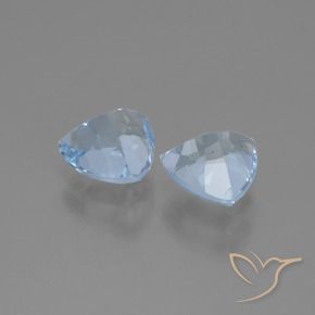 Shop natural 3.01ct Bleu ciel Topaze gems, Trillion, from Brésil at GemSelect. In stock, global shipping!