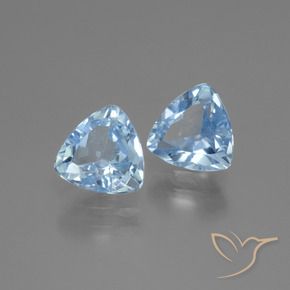 Shop natural 2.83ct Bleu ciel Topaze gems, Trillion, from Brésil at GemSelect. In stock, global shipping!