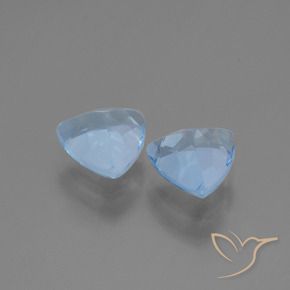 Shop natural 2.83ct Bleu ciel Topaze gems, Trillion, from Brésil at GemSelect. In stock, global shipping!