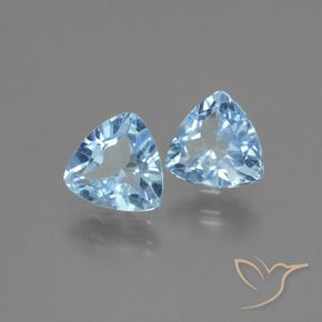Shop natural 2.56ct Bleu ciel Topaze gems, Trillion, from Brésil at GemSelect. In stock, global shipping!