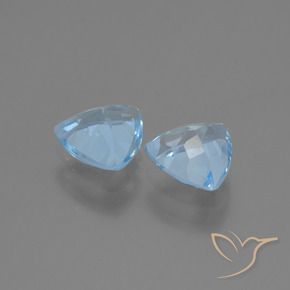 Shop natural 2.56ct Bleu ciel Topaze gems, Trillion, from Brésil at GemSelect. In stock, global shipping!