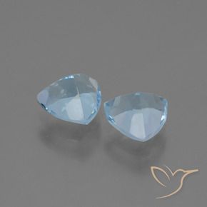 Shop natural 2.94ct Bleu ciel Topaze gems, Trillion, from Brésil at GemSelect. In stock, global shipping!