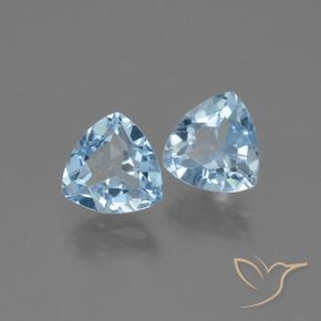 Shop natural 2.83ct Bleu Suisse Topaze gems, Trillion, from Brésil at GemSelect. In stock, global shipping!