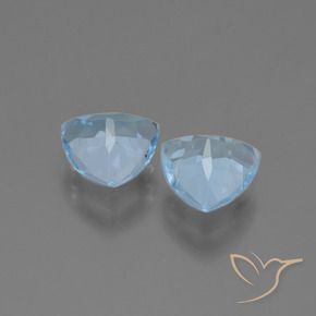 Shop natural 2.83ct Bleu Suisse Topaze gems, Trillion, from Brésil at GemSelect. In stock, global shipping!