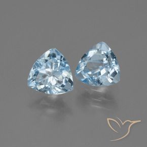 Shop natural 2.95ct Bleu ciel Topaze gems, Trillion, from Brésil at GemSelect. In stock, global shipping!