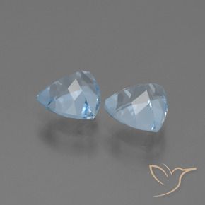 Shop natural 2.95ct Bleu ciel Topaze gems, Trillion, from Brésil at GemSelect. In stock, global shipping!