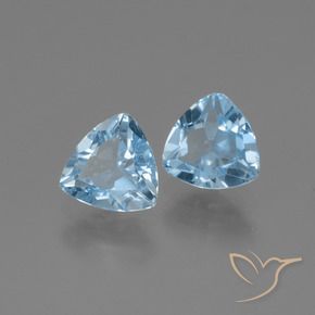 Shop natural 2.80ct Bleu ciel Topaze gems, Trillion, from Brésil at GemSelect. In stock, global shipping!