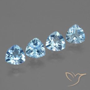 Shop natural 4.98ct Bleu ciel Topaze gems, Trillion, from Brésil at GemSelect. In stock, global shipping!