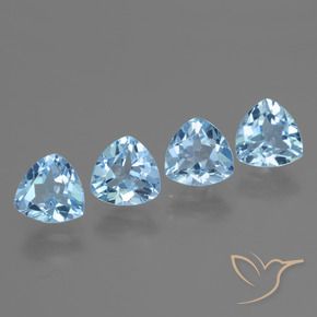 Shop natural 5.73ct Bleu ciel Topaze gems, Trillion, from Brésil at GemSelect. In stock, global shipping!