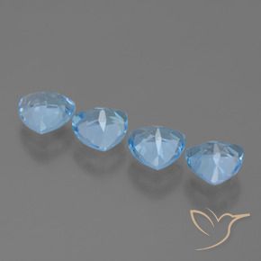 Shop natural 5.73ct Bleu ciel Topaze gems, Trillion, from Brésil at GemSelect. In stock, global shipping!