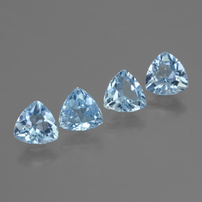Achetez naturel 5,34ct bleue topaze gems, trillion, en provenance brésil chez gemselect. en stock, livraison internationale!