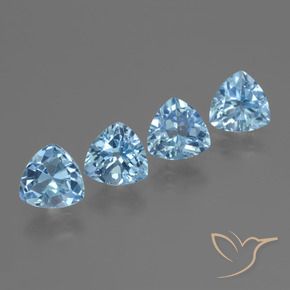 Shop natural 5.40ct Bleu Suisse Topaze gems, Trillion, from Brésil at GemSelect. In stock, global shipping!