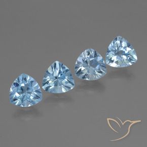 Shop natural 4.84ct Bleu Suisse Topaze gems, Trillion, from Brésil at GemSelect. In stock, global shipping!