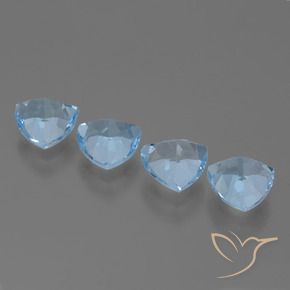 Shop natural 5.96ct Bleu ciel Topaze gems, Trillion, from Brésil at GemSelect. In stock, global shipping!
