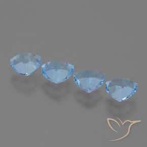 Shop natural 5.24ct Bleu ciel Topaze gems, Trillion, from Brésil at GemSelect. In stock, global shipping!