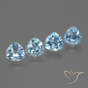 Shop natural 5.15ct Bleu ciel Topaze gems, Trillion, from Brésil at GemSelect. In stock, global shipping!