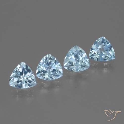 Shop natural 5.63ct Bleu ciel Topaze gems, Trillion, from Brésil at GemSelect. In stock, global shipping!