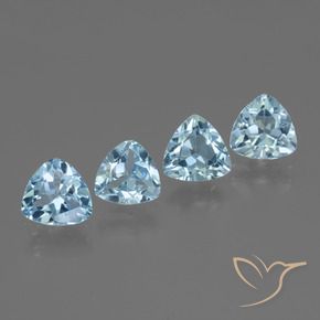 Shop natural 5.20ct Bleu Suisse Topaze gems, Trillion, from Brésil at GemSelect. In stock, global shipping!