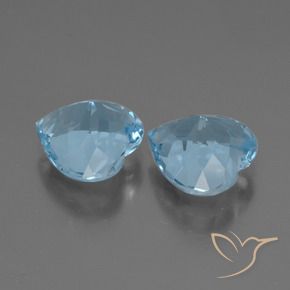 Shop natural 5.94ct Bleu Suisse Topaze gems, Cœur, from Brésil at GemSelect. In stock, global shipping!