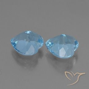 Achetez naturel 6,15ct bleue topaze gems, forme de coeur, en provenance brésil chez gemselect. en stock, livraison internationale!