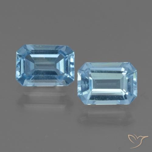Shop natural 2.12ct Bleu Suisse Topaze gems, Octogone / coupe Émeraude, from Brésil at GemSelect. In stock, global shipping!