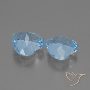 Shop natural 5.60ct Bleu ciel Topaze gems, Cœur, from Brésil at GemSelect. In stock, global shipping!