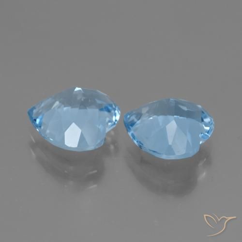 Shop natural 5.37ct Bleu Suisse Topaze gems, Cœur, from Brésil at GemSelect. In stock, global shipping!