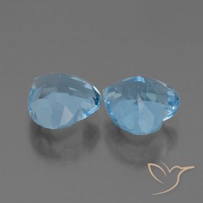 Shop natural 6.45ct Bleu Suisse Topaze gems, Cœur, from Brésil at GemSelect. In stock, global shipping!