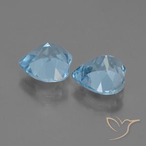 Shop natural 6.06ct Bleu Suisse Topaze gems, Cœur, from Brésil at GemSelect. In stock, global shipping!