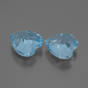 Achetez naturel 6.19ct Bleu Suisse Topaze gems, Forme de coeur, En provenance Brésil chez GemSelect. En stock, livraison internationale!