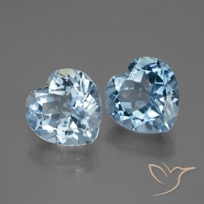 Shop natural 6.19ct Bleu Suisse Topaze gems, Cœur, from Brésil at GemSelect. In stock, global shipping!