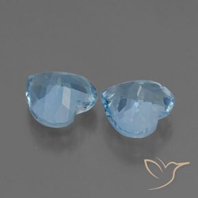 Shop natural 6.13ct Bleu Suisse Topaze gems, Cœur, from Brésil at GemSelect. In stock, global shipping!