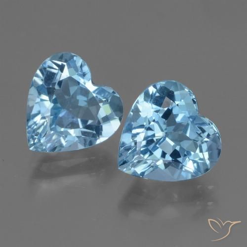 Shop natural 6.07ct Bleu Suisse Topaze gems, Cœur, from Brésil at GemSelect. In stock, global shipping!