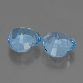 Achetez naturel 6,10ct bleue topaze gems, forme de coeur, en provenance brésil chez gemselect. en stock, livraison internationale!