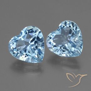 Shop natural 5.84ct Bleu Suisse Topaze gems, Cœur, from Brésil at GemSelect. In stock, global shipping!