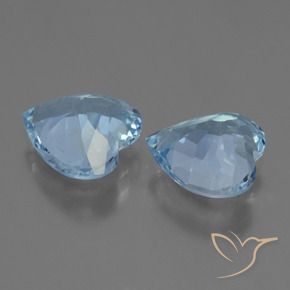 Shop natural 5.06ct Bleu ciel Topaze gems, Cœur, from Brésil at GemSelect. In stock, global shipping!
