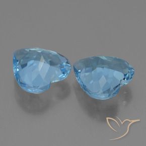 Shop natural 5.38ct Bleu Suisse Topaze gems, Cœur, from Brésil at GemSelect. In stock, global shipping!