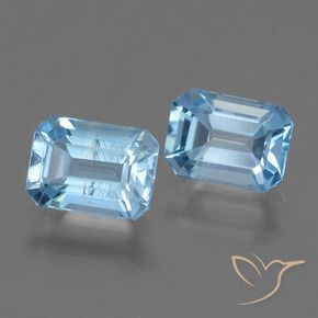 Shop natural 2.38ct Bleu Suisse Topaze gems, Octogone / coupe Émeraude, from Brésil at GemSelect. In stock, global shipping!