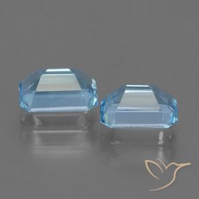 Shop natural 2.38ct Bleu Suisse Topaze gems, Octogone / coupe Émeraude, from Brésil at GemSelect. In stock, global shipping!