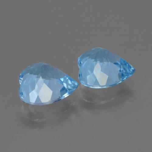 Achetez naturel 5,98ct bleue topaze gems, forme de coeur, en provenance brésil chez gemselect. en stock, livraison internationale!