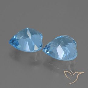 Shop natural 6.07ct Bleu ciel Topaze gems, Cœur, from Brésil at GemSelect. In stock, global shipping!