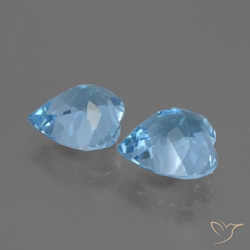 Shop natural 5.78ct Bleu Suisse Topaze gems, Cœur, from Brésil at GemSelect. In stock, global shipping!