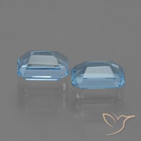Shop natural 2.38ct Bleu ciel Topaze gems, Octogone / coupe Émeraude, from Brésil at GemSelect. In stock, global shipping!