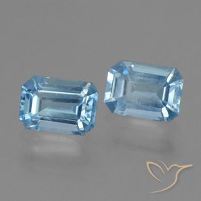 Shop natural 2.21ct Bleu ciel Topaze gems, Octogone / coupe Émeraude, from Brésil at GemSelect. In stock, global shipping!