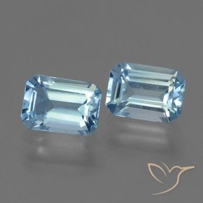 Shop natural 2.26ct Bleu ciel Topaze gems, Octogone / coupe Émeraude, from Brésil at GemSelect. In stock, global shipping!