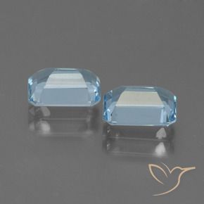Shop natural 2.44ct Bleu ciel Topaze gems, Octogone / coupe Émeraude, from Brésil at GemSelect. In stock, global shipping!