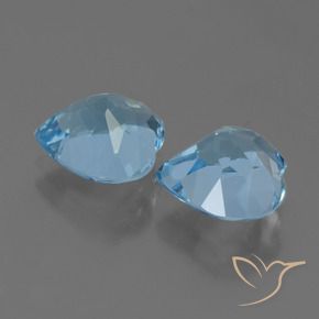 Shop natural 5.88ct Bleu Suisse Topaze gems, Cœur, from Brésil at GemSelect. In stock, global shipping!