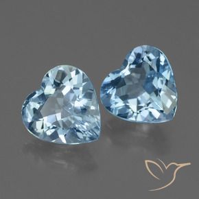 Shop natural 5.06ct Bleu ciel Topaze gems, Cœur, from Brésil at GemSelect. In stock, global shipping!