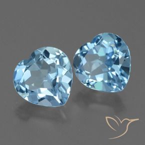 Shop natural 5.67ct Bleu Suisse Topaze gems, Cœur, from Brésil at GemSelect. In stock, global shipping!